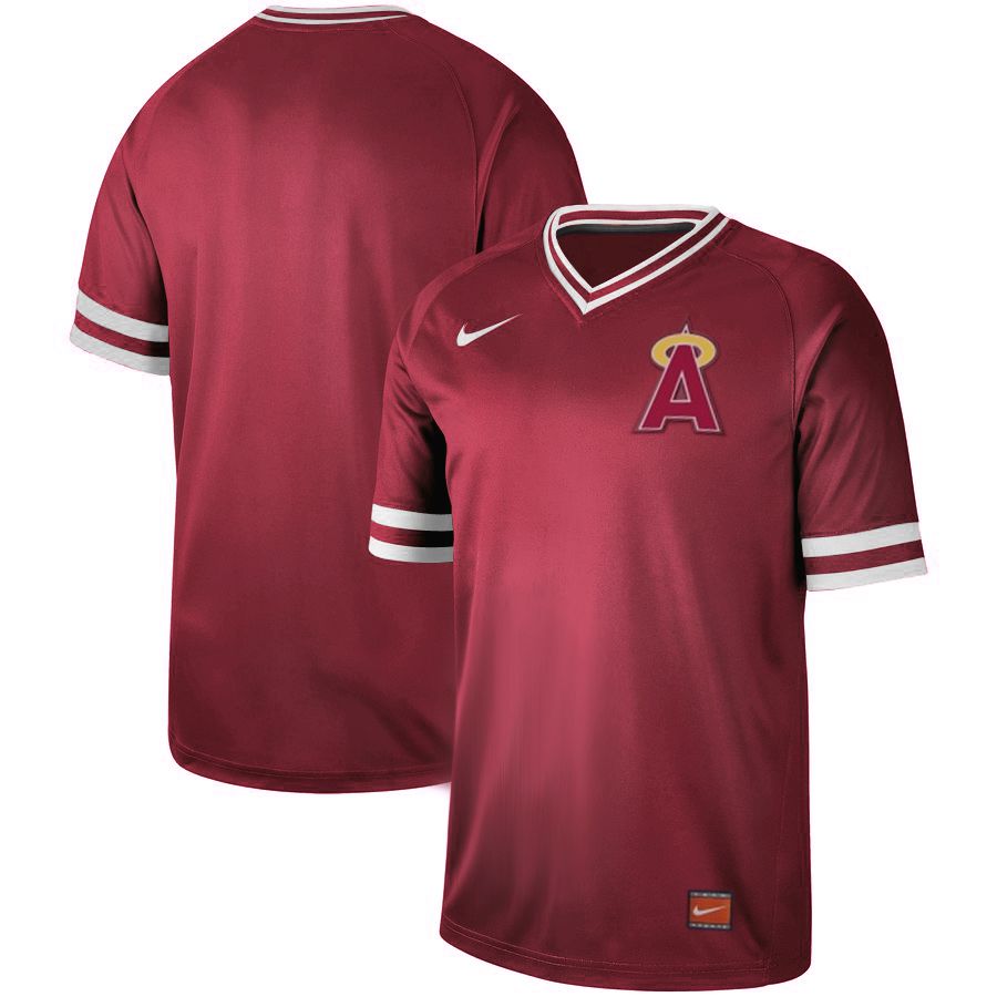 2019 Men MLB Los Angeles Angels blank red Nike Cooperstown Collection Jerseys